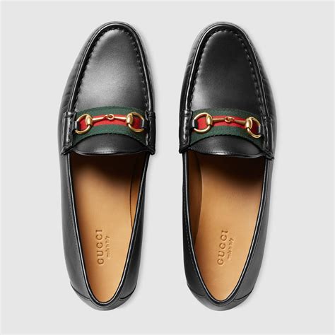 loafer with horsebit gucci|gucci leather horsebit loafer women's.